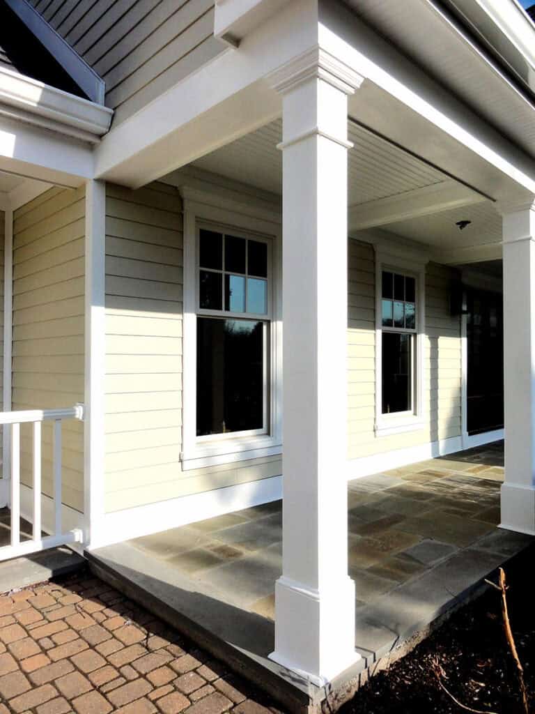 Custom porch pillars